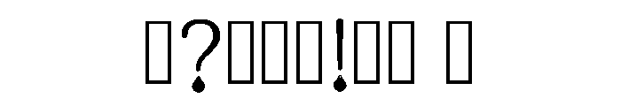 Merit Regular Font OTHER CHARS