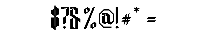 Merlock Font OTHER CHARS