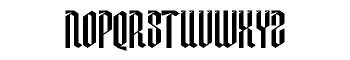 Merlock Font UPPERCASE