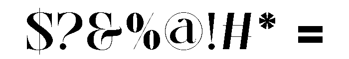 Merlya Font OTHER CHARS