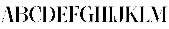 Merlya Font UPPERCASE