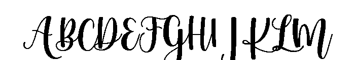 Mermaid Normal Font UPPERCASE
