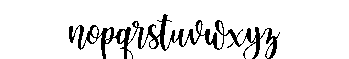 Mermaid Normal Font LOWERCASE