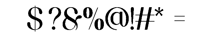 Mermare Regular Font OTHER CHARS