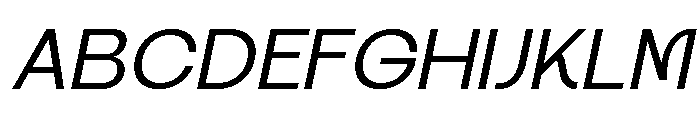 Meronny Italic Font UPPERCASE