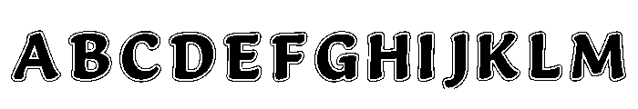 Merope Regular Font UPPERCASE