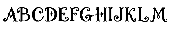 Merrisnow Font UPPERCASE