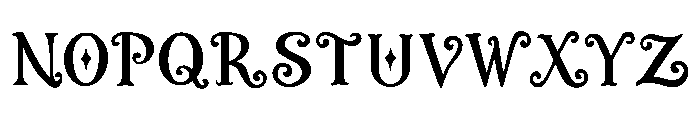 Merrisnow Font UPPERCASE