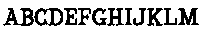 Merriweather Font UPPERCASE