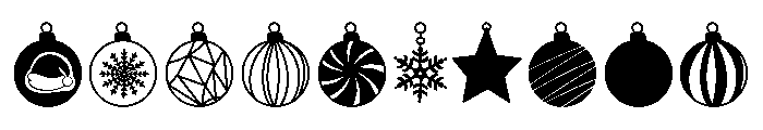 Merry Baubles Font OTHER CHARS