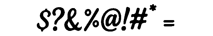 Merry Berry Solid Font OTHER CHARS