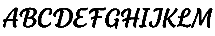 Merry Berry Solid Font UPPERCASE