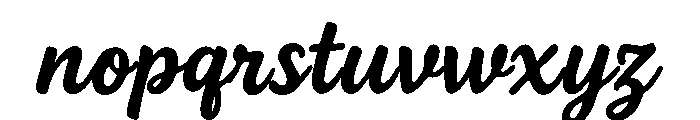 Merry Berry Solid Font LOWERCASE