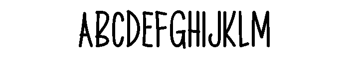 Merry Blessings Font UPPERCASE
