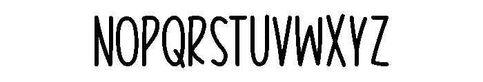 Merry Blessings Font LOWERCASE
