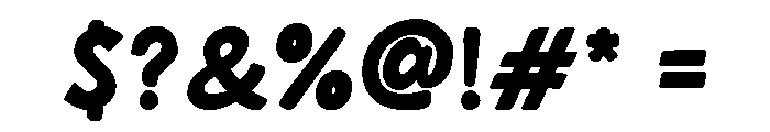 Merry Candy Regular Font OTHER CHARS