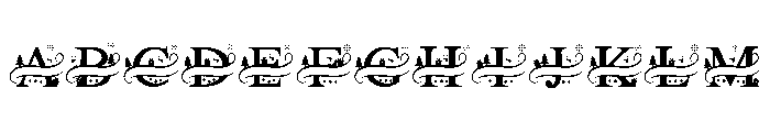 Merry Christmas Charm Font UPPERCASE