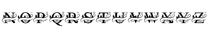 Merry Christmas Charm Font UPPERCASE