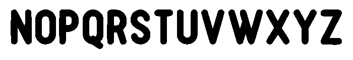 Merry Chunk Regular Font LOWERCASE