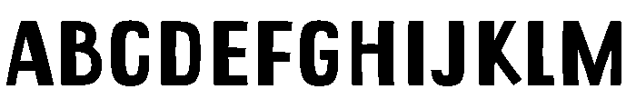 Merry Chunky Regular Font UPPERCASE