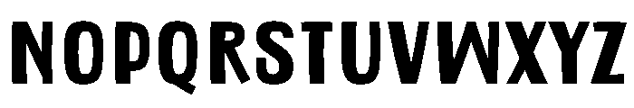 Merry Chunky Regular Font LOWERCASE