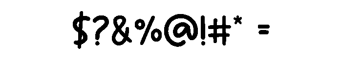 Merry Claws Font OTHER CHARS