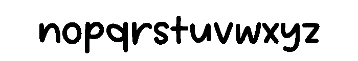 Merry Claws Font LOWERCASE