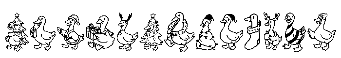 Merry Goosemas FONT