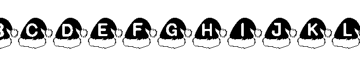 Merry Hat Font UPPERCASE