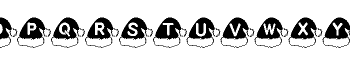 Merry Hat Font UPPERCASE