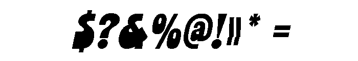 Merry Italic Font OTHER CHARS