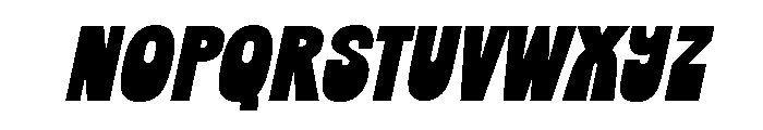 Merry Italic Font LOWERCASE
