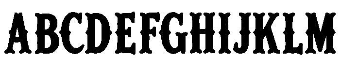 Merry Letters Font UPPERCASE