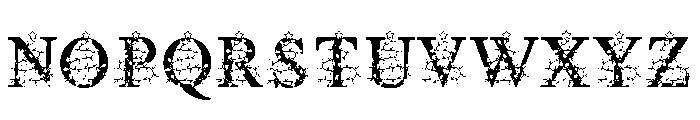 Merry Light Christmas Font UPPERCASE