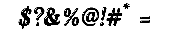 Merry Lines Font OTHER CHARS