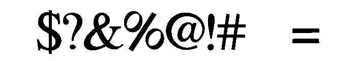 Merry Luxe Font OTHER CHARS