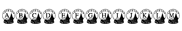 Merry Magic Monogram Font UPPERCASE