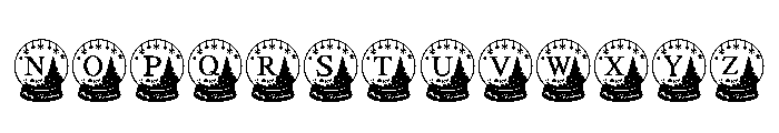 Merry Magic Monogram Font UPPERCASE
