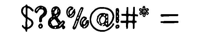 Merry_Makers Font OTHER CHARS