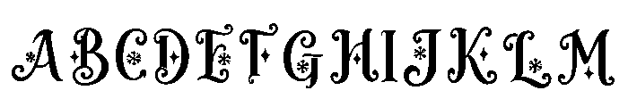 Merry_Mistletoe Font UPPERCASE