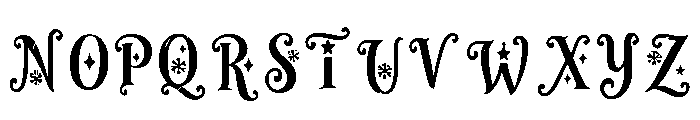 Merry_Mistletoe Font UPPERCASE