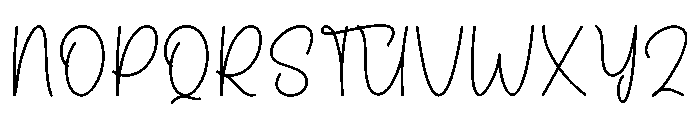 Merry Natural Font UPPERCASE