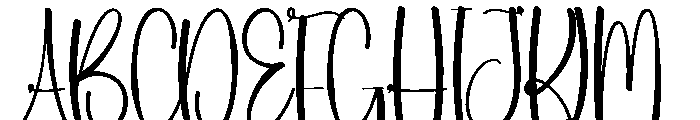 Merry Newyear Font UPPERCASE