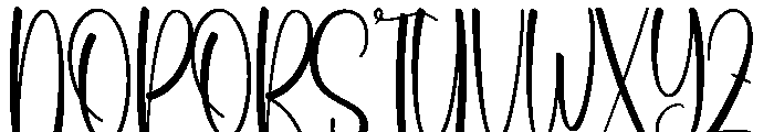 Merry Newyear Font UPPERCASE