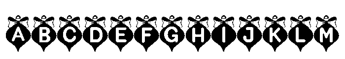 Merry Ornament Font UPPERCASE