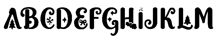 Merry_Pine Font UPPERCASE