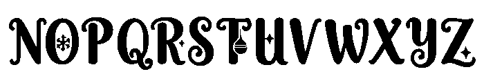 Merry_Pine Font UPPERCASE