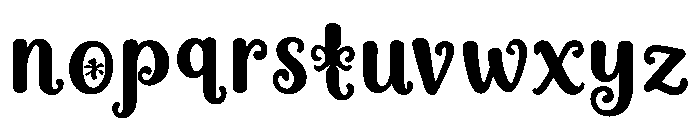 Merry_Pine Font LOWERCASE
