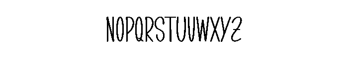 Merry Planner Font LOWERCASE