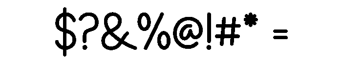 Merry Script Duo Font OTHER CHARS